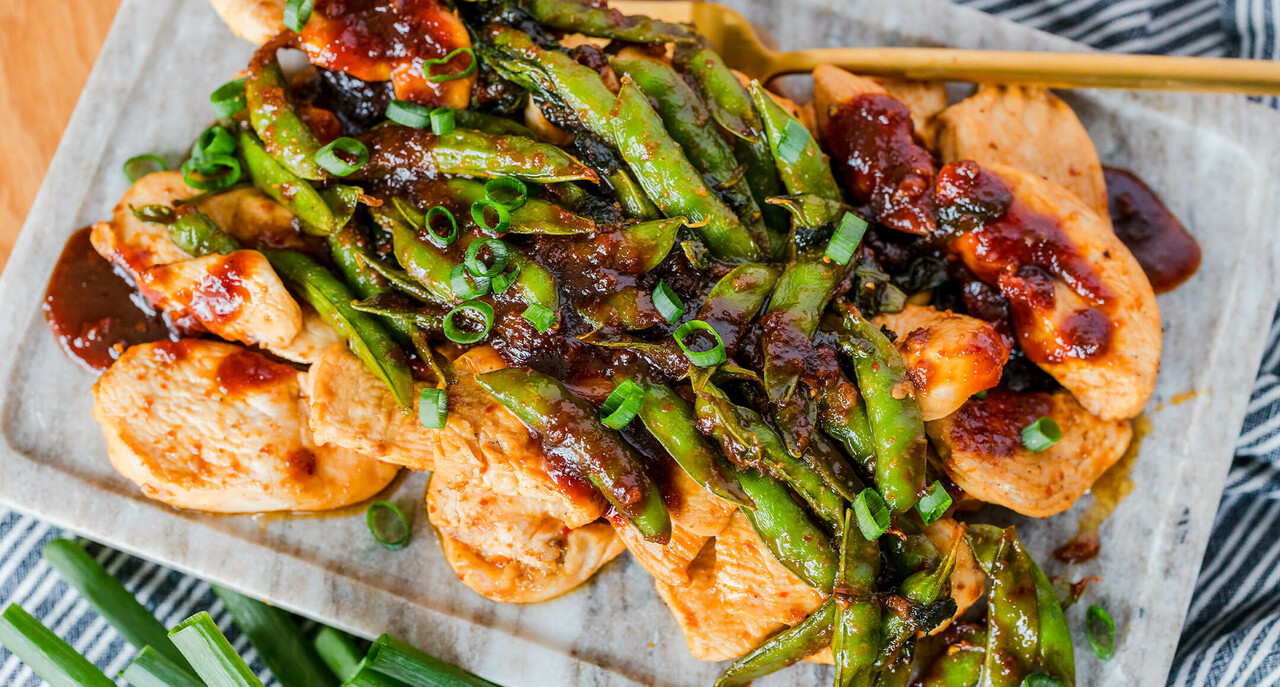 Nong's Weeknight Chicken and Snap Pea Stir-Fry