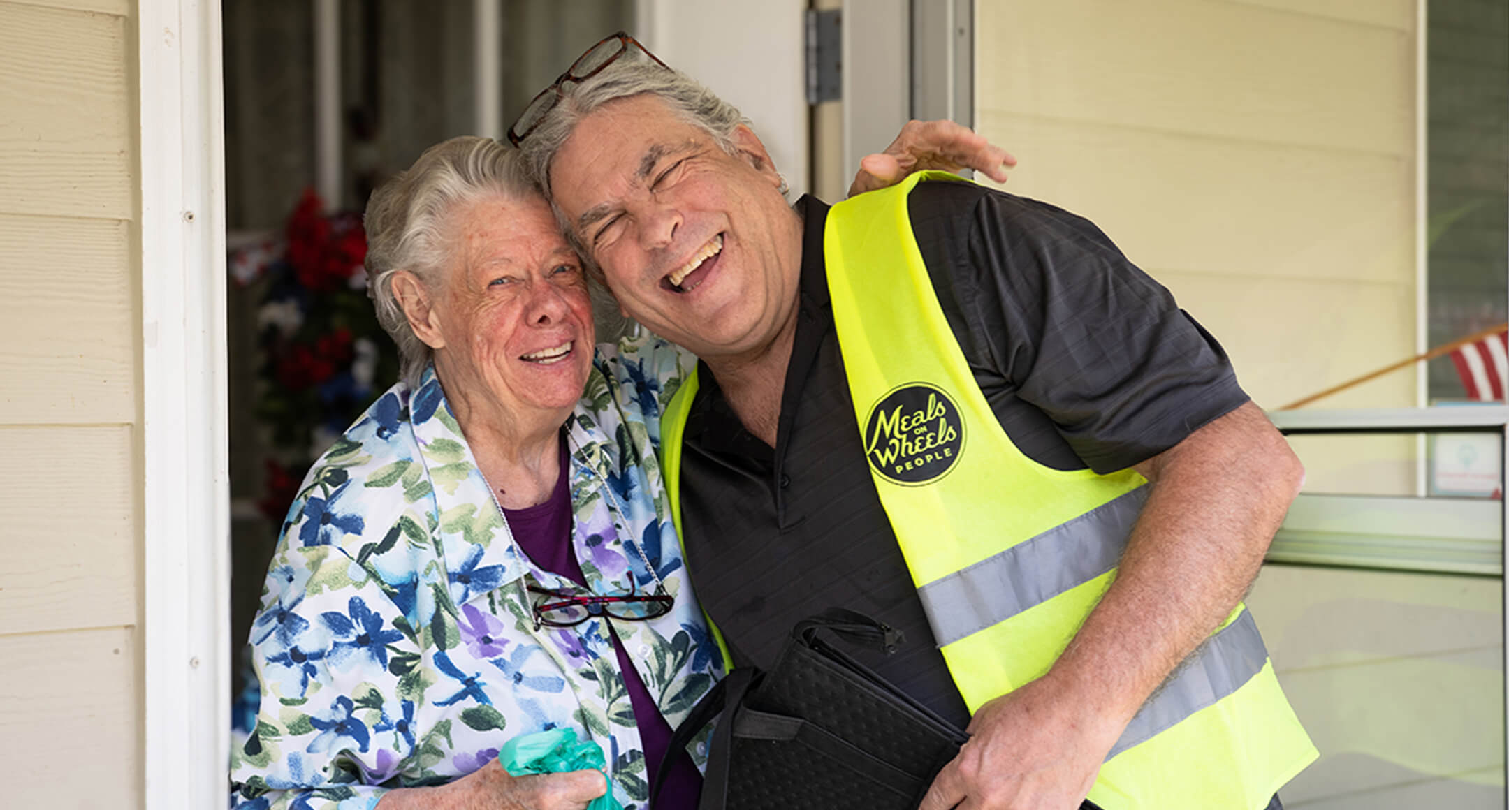 Meals on Wheels People at door