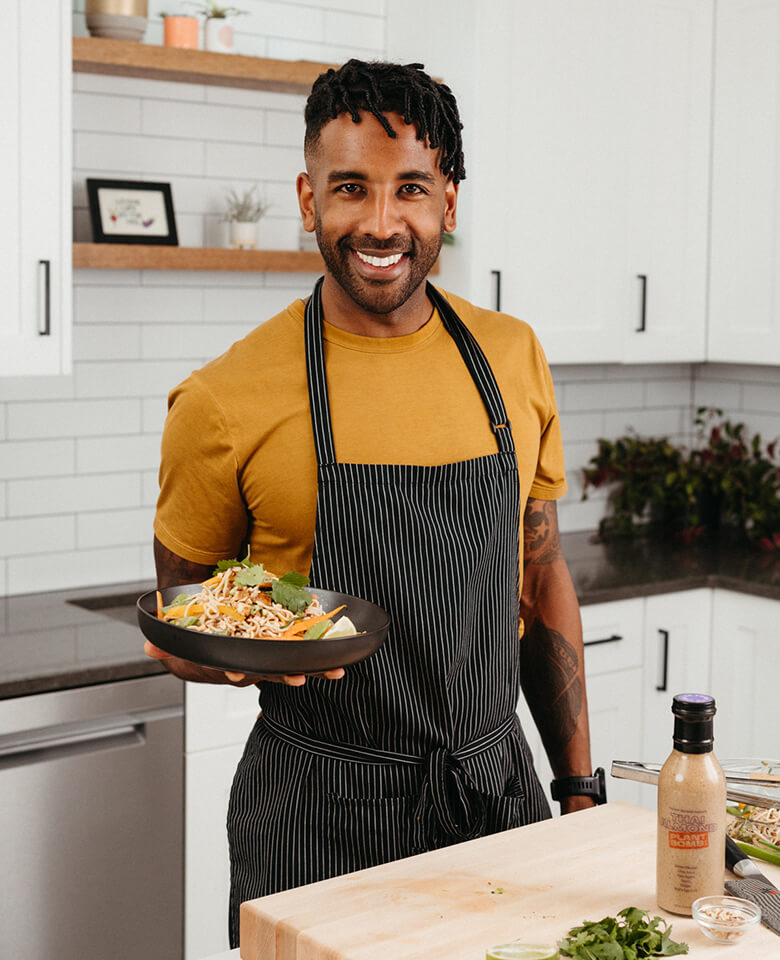 Rajiv standing in a kitchen